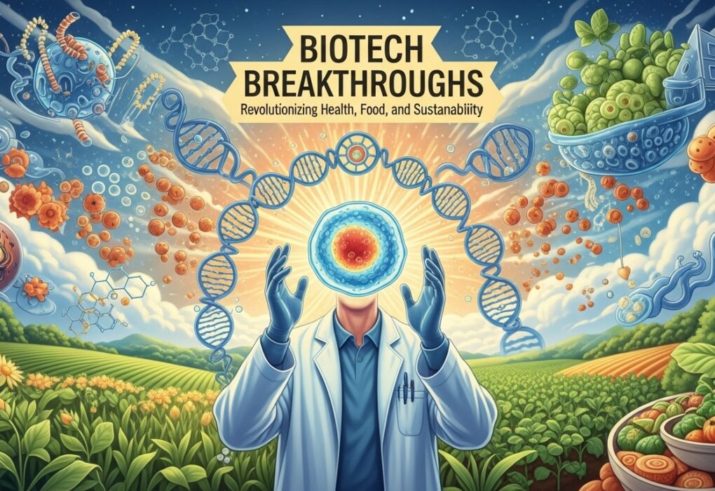 Biotech Breakthroughs: Revolutionizing Health, Food, and Sustainability